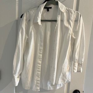 Banana Republic Linen Shirt (Petites)